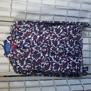 Patrona cowgirl peisley snap button down shirt L